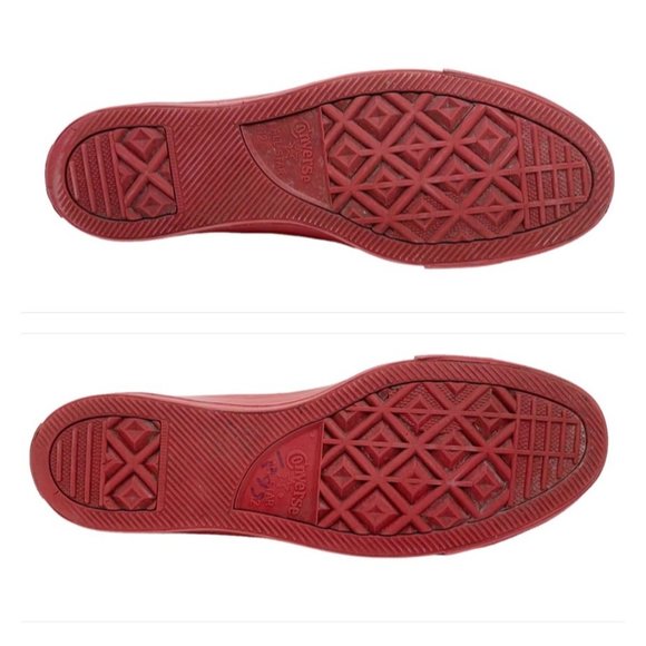 Converse Mens Sz 12 All Star Chuck Taylor Shoes Red OX 149543C Low Top Sneakers - Picture 13 of 15